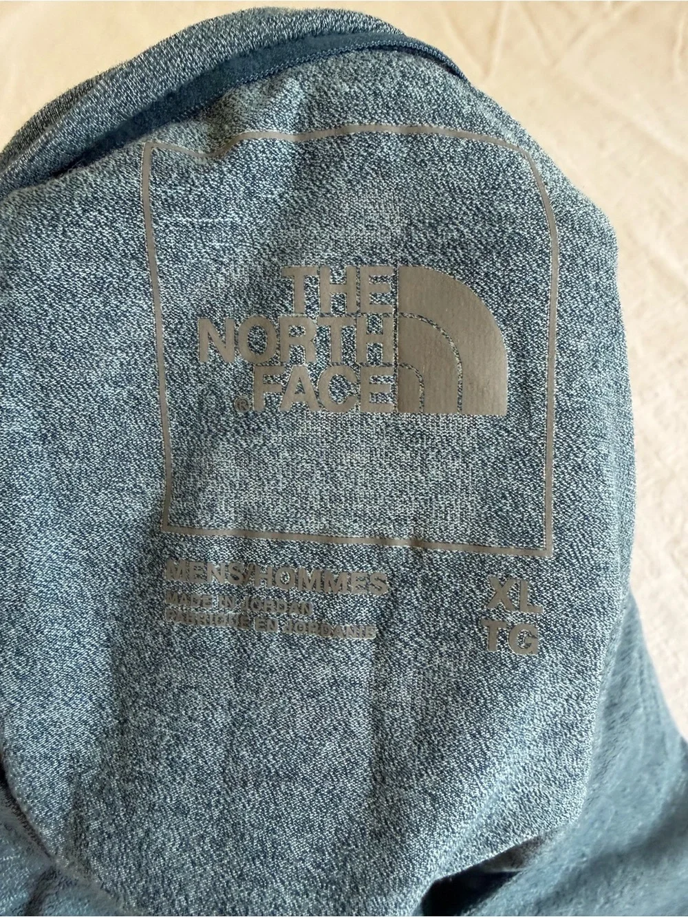 The North Face Men's Long Sleeve Crew Tee - Slate Blue